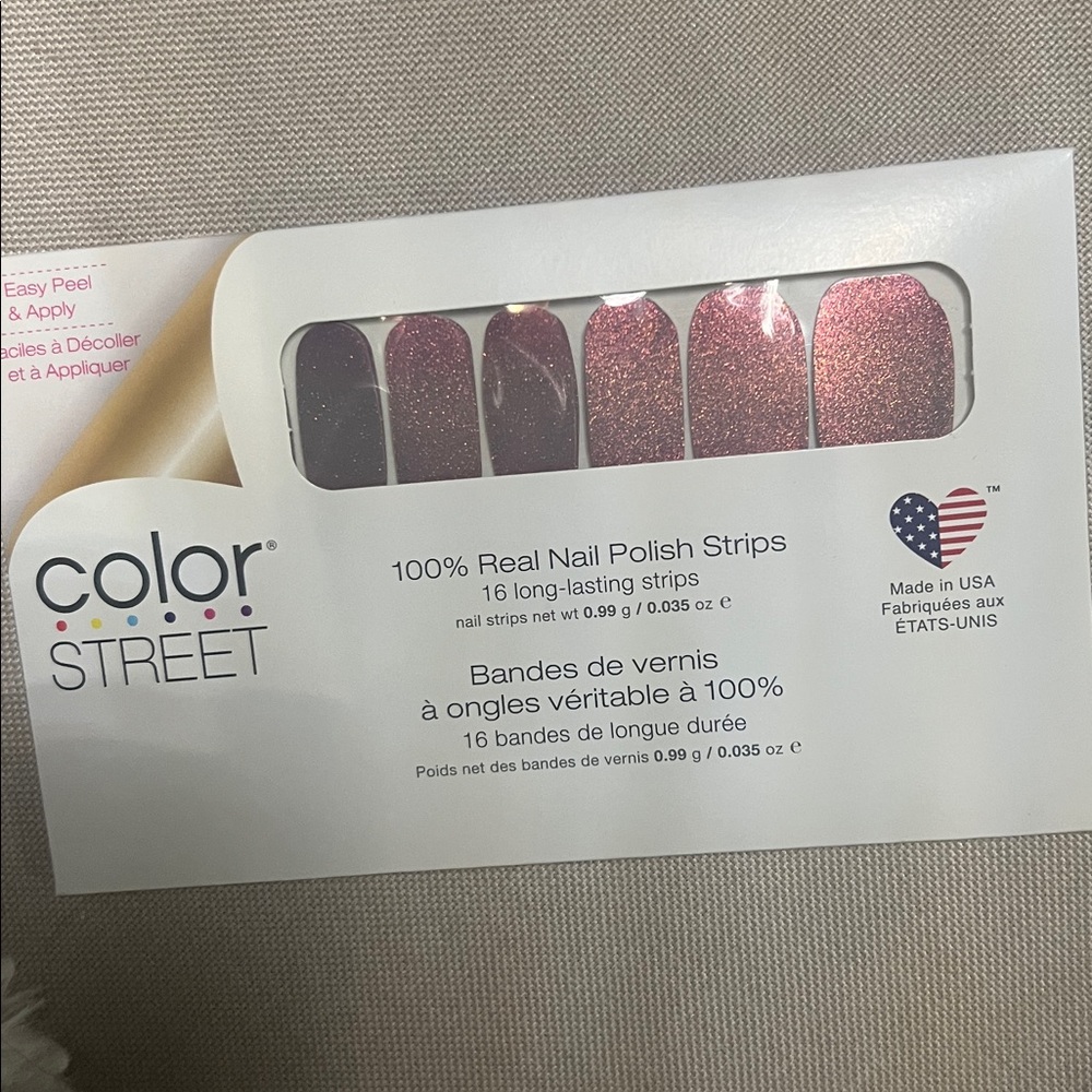 Color Street Sparkling Winter Opal Nail Strips